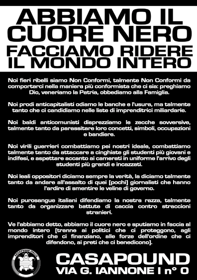 Cuore Nero Manifesto