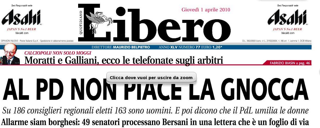 MIchele Serra direttore di Libero